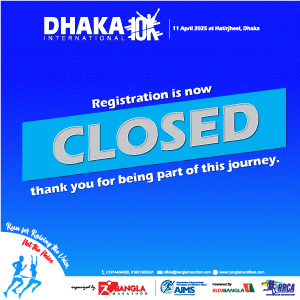 Registration Closed for Dhaka International 10K
